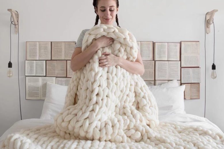 Customizable knitted throws with free shipping (3)