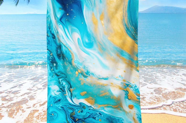 Personal touch customized beach blankets for sunbathing (1)